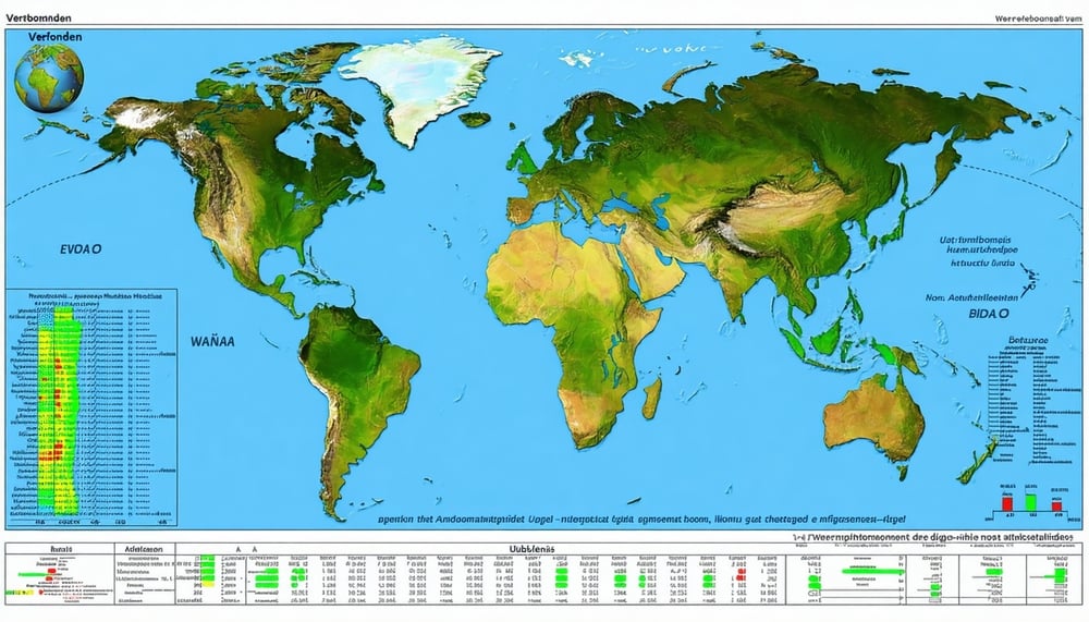Wereldkaart met verbonden betaalmethoden Wereldkaart met verbonden betaalmethoden