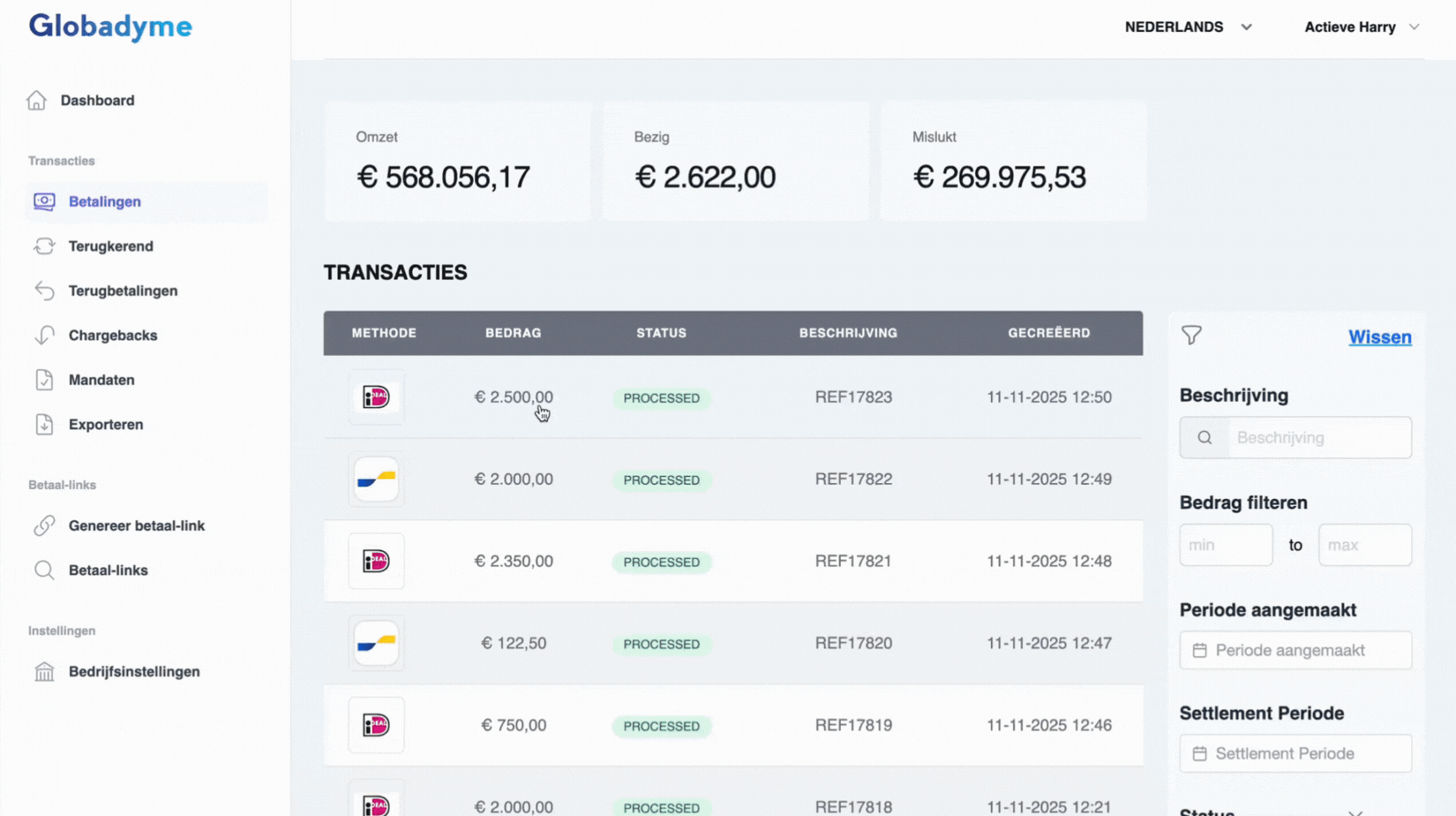 Crowdfunding - Video Dashboard